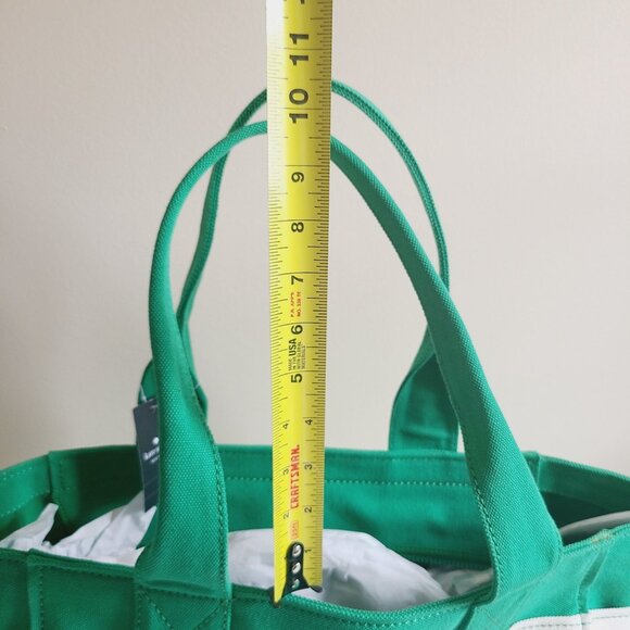 Kate Spade Jett Canvas LARGE Tote in Green Bean Multi #KB695 NWT - Picture 5 of 16